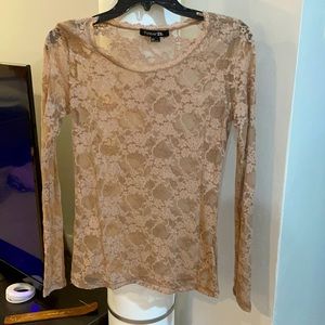 Super cute for a night out. Totally lace and see through